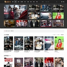 苹果cmsV10灰色精致电影影视网站模板-万源库