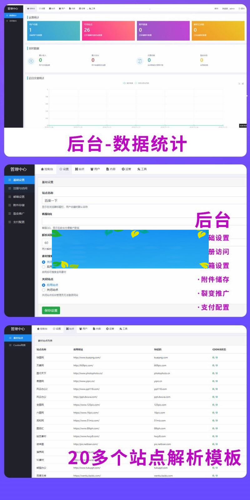 图片[4]-PHP素材资源解析平台源码V8.0_源码下载-万源库
