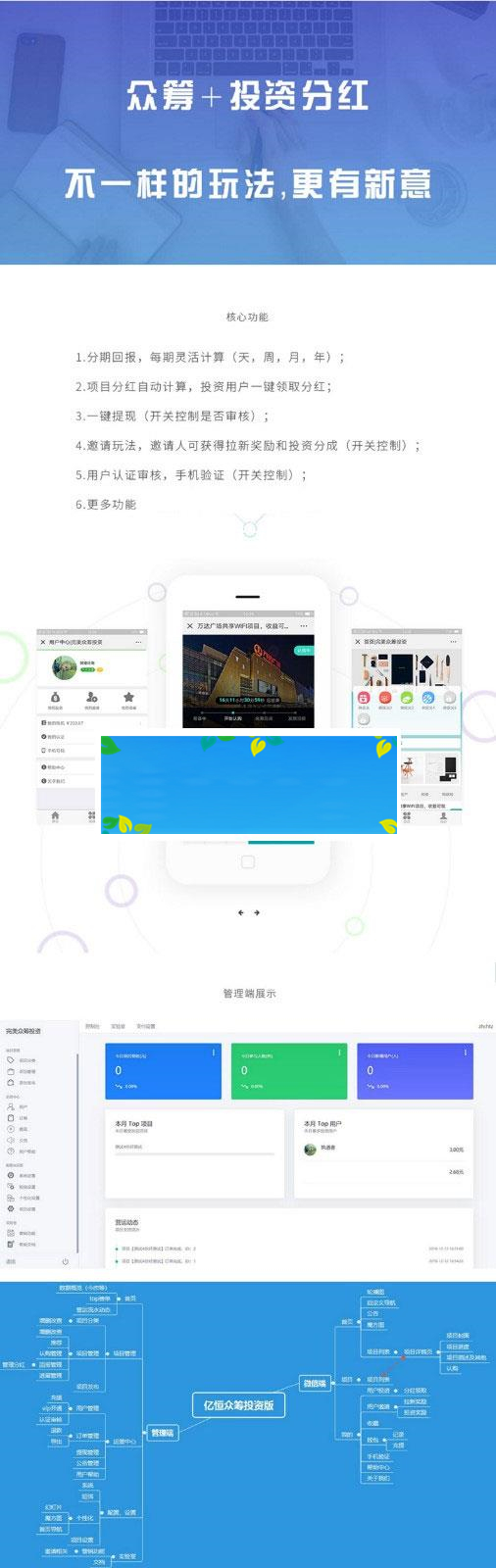 功能模块 众筹投资分红版V1.0.6 原版_源码下载-万源库