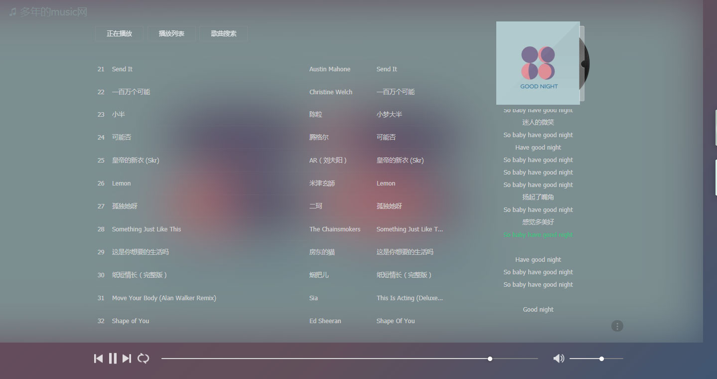 图片[1]-PHP精品在线音乐分享网站源码-万源库