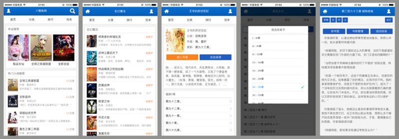 图片[1]-杰奇1.7手机WAP独立版小说模板完整修复版-万源库