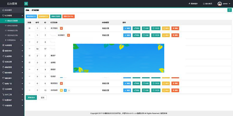 图片[1]-织梦dedecms响应式网站后台管理系统模板(自适应手机移动端)-万源库