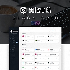 WordPress黑格网址导航主题blackgrid-万源库