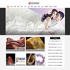 娱乐新闻资讯类网站源码 时尚新闻资讯类网站织梦模板 (带手机版数据同步)-万源库