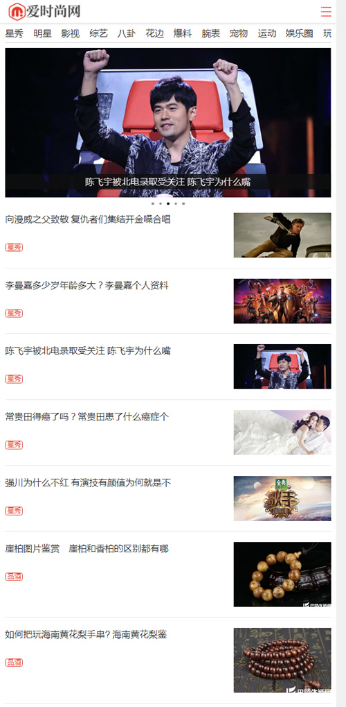 图片[3]-娱乐新闻资讯类网站源码 时尚新闻资讯类网站织梦模板 (带手机版数据同步)-万源库