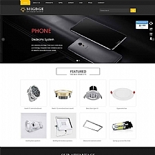 (自适应手机移动端)响应式灯具灯饰产品英文外贸网站源码 织梦dedecms模板-万源库