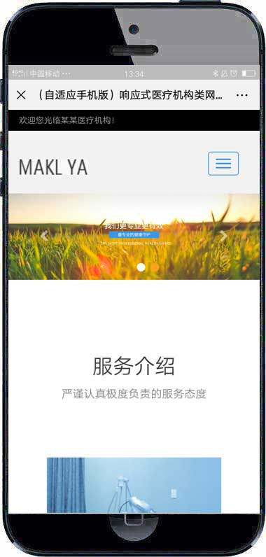 图片[2]-(自适应手机移动端)响应式健康医疗机构网站源码 织梦dedecms网站模板-万源库