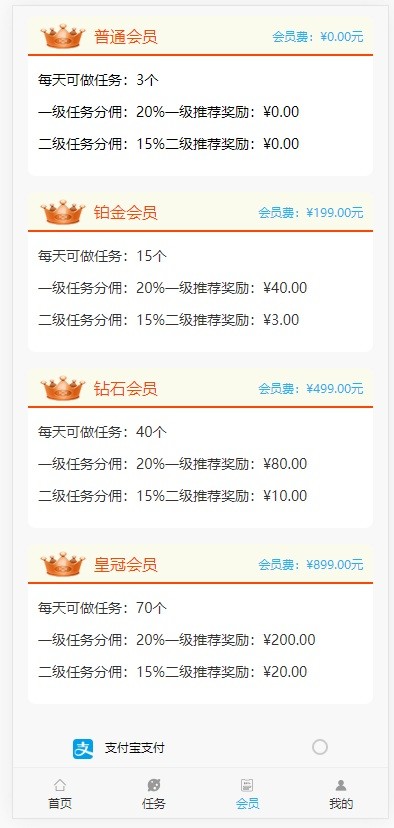 图片[4]-更新完美运营版/抖音/快手/微视/一键点赞/关注评论/接单任务悬赏网红帮帮转平台源码-万源库