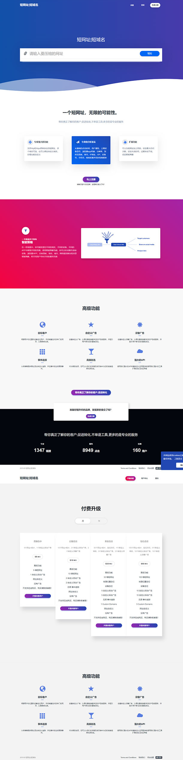 图片[1]-全新PHP网址缩短防封短网址生成系统源码-万源库