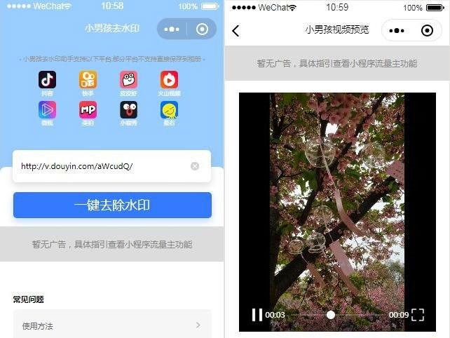 图片[1]-抖音去水印小程序源码 独立版 无后台-万源库