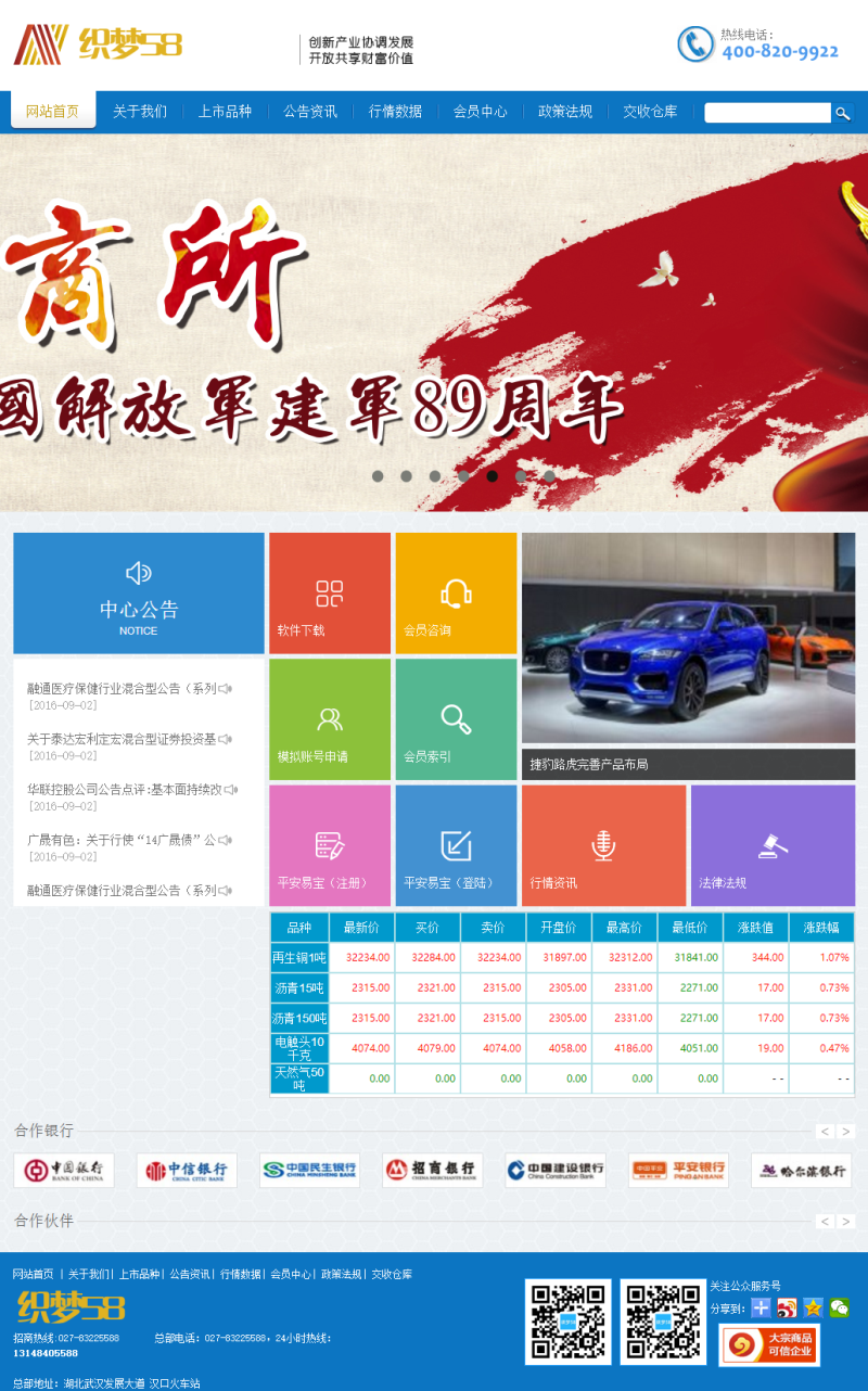 图片[1]-织梦贵金属金融能源化工期货投资类网站织梦dedecms模板-万源库