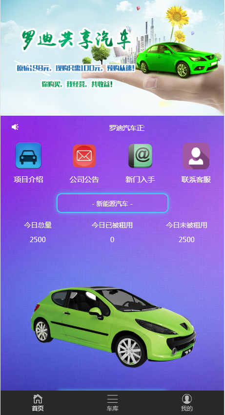 C045 PHP源码区块链源码_罗迪共享汽车_绿色新能源-万源库