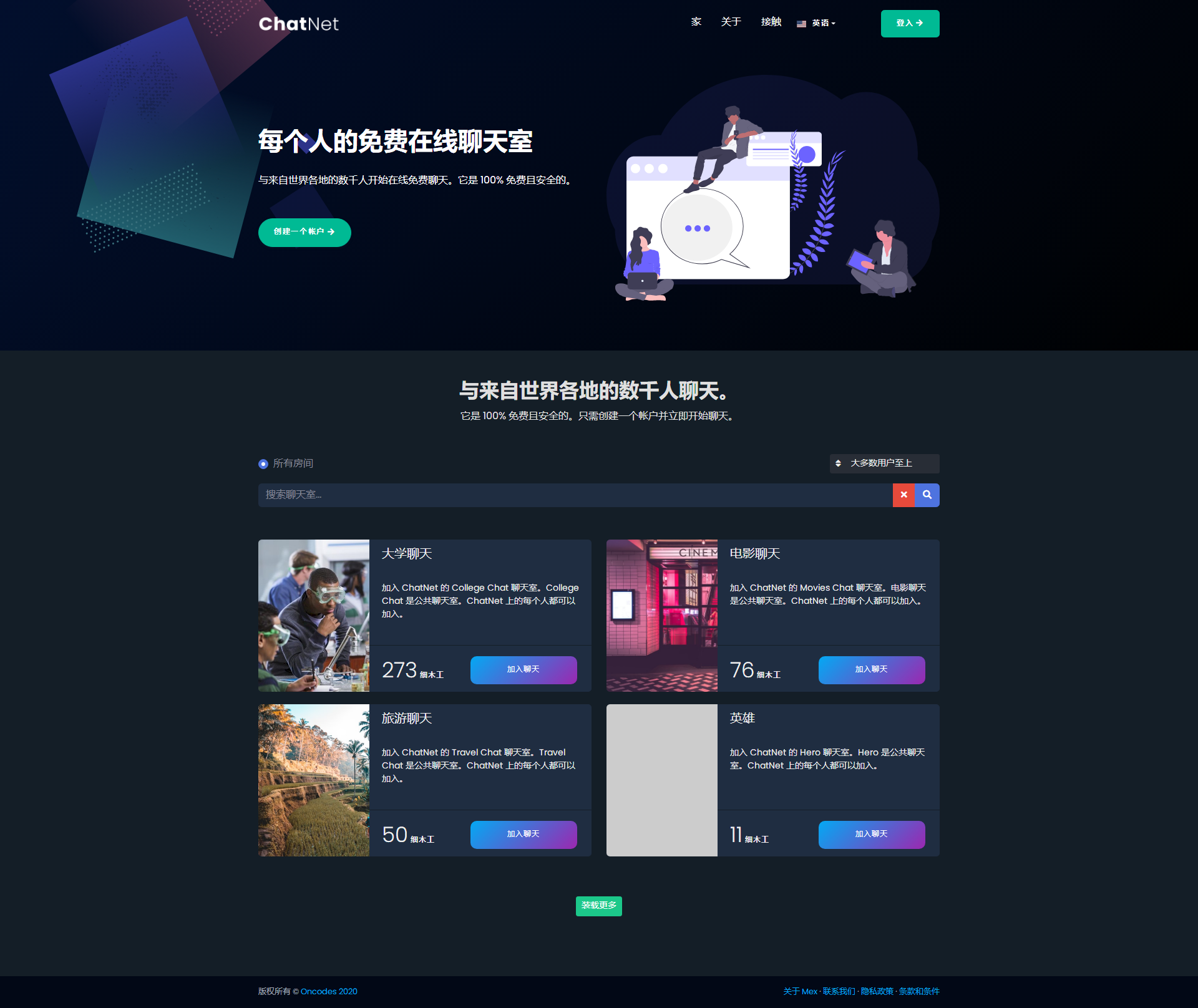 图片[1]-多人在线匿名聊天室/私人聊天室源码/支持同时创建多个聊天室[此程序为国外得破解版][仅供学习研究]-ss-万源库