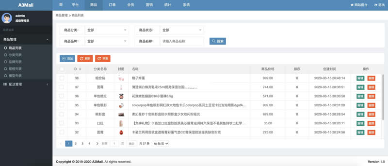 图片[2]-A3Mall商城系统 v1.5.4-万源库