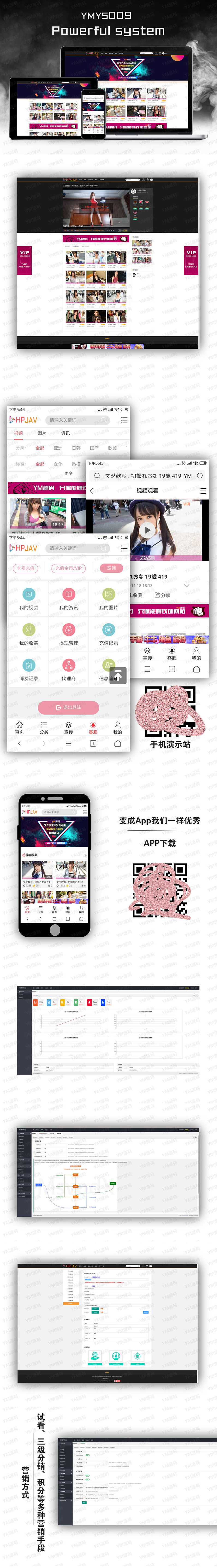 图片[1]-YMYS009强大专业的x站 在线视频网站系统源码-万源库