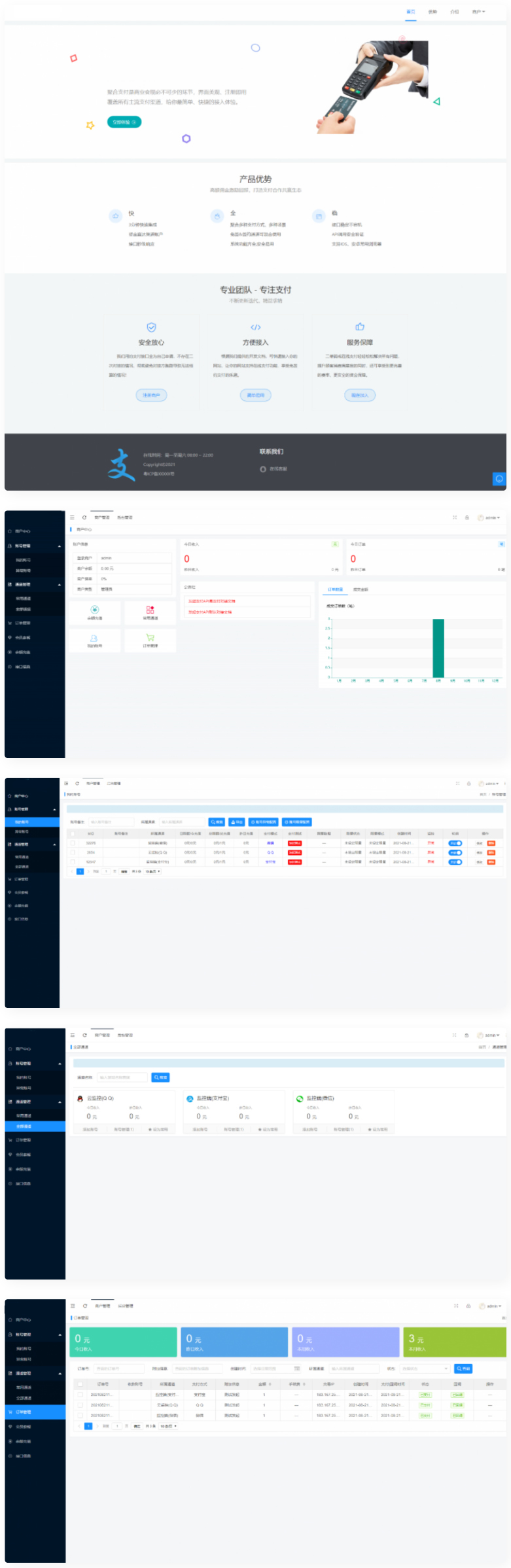 图片[1]-多商户免签个码免签支付微信支付宝QQ免签支付APP+PC监控码支付系统源码-万源库