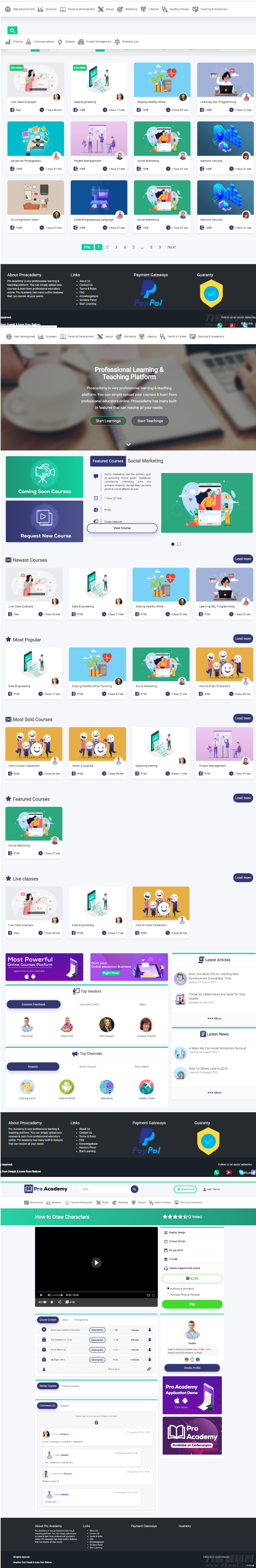 图片[1]-功能强大的国外商业PHP在线教育系统LMS源码/直播课程系统-万源库