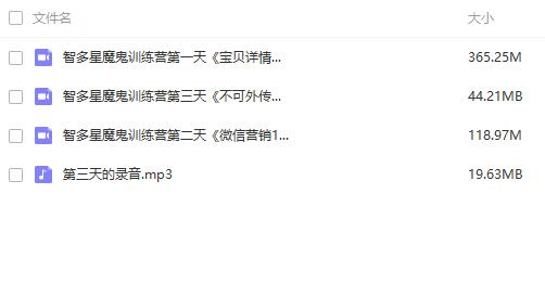 微信营销之魔鬼训练3天YY内部弟子班微信营销思维课程全套-万源库