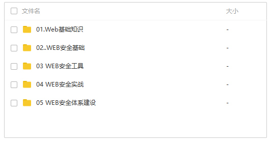 web安全工程师 白帽子黑客训练营全套视频教程-万源库