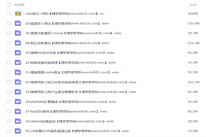 燕十八老师Redis数据库从入门到精通视频教程 Redis培训视频 带全套资料-万源库