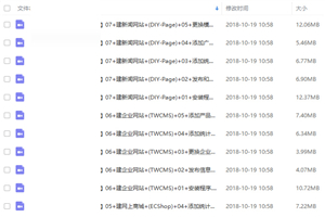 一小时建站讲座适合网创新手学网站建设视频教程共30课高清版-万源库