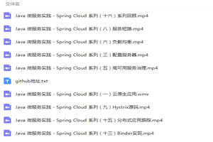 Spring Boot核心技术深度实践视频教程-万源库