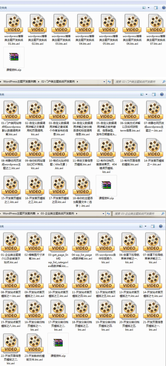 WordPress主题开发案例实战视频教程-万源库