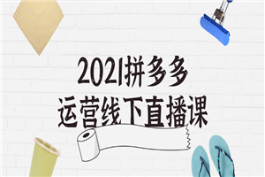 2021拼多多运营线下直播课-万源库