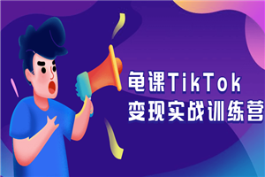 龟课TikTok变现实战训练营-万源库