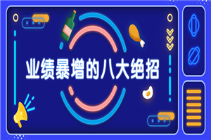 销售业绩暴增的八大硬核绝招-万源库