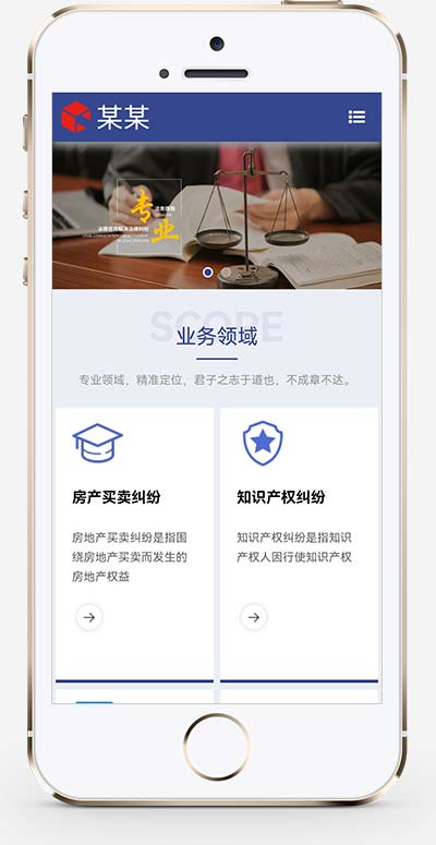 图片[2]-(自适应手机端)律师事务所网站源码 响应式法律咨询pbootcms网站模板-万源库