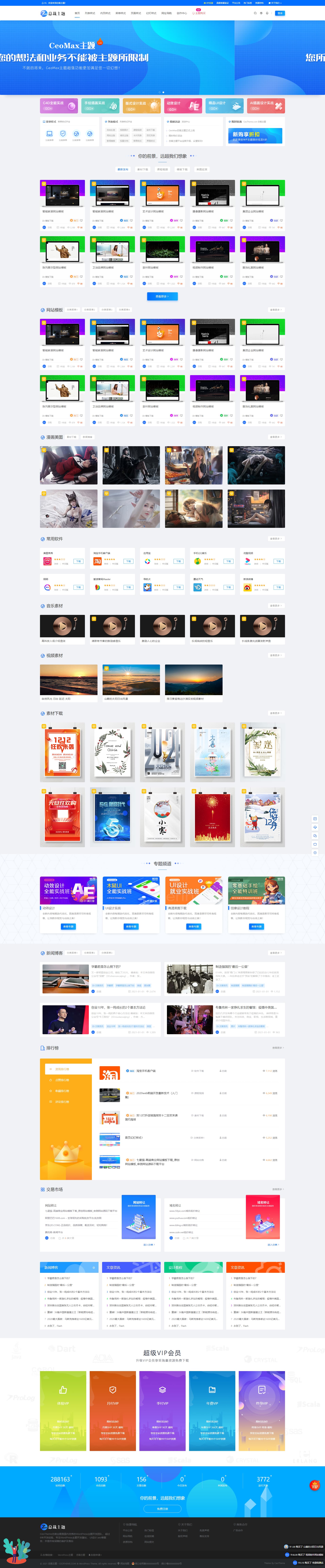 总裁主题CeoMax v3.9.1破解版-WordPress主题+全网首发+站长亲测-万源库