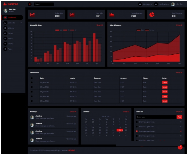 后台数据统计Bootstrap5模板-万源库