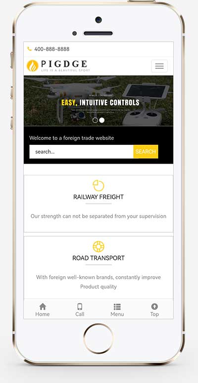 图片[2]-(自适应手机端)响应式HTML5五金电子产品外贸网站源码 五金电器出口英文外贸类网站pbootcms模板-万源库