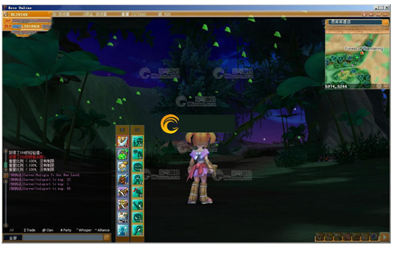 网游ROSE【精灵的密语】整理2019总结世界版一键即玩端+GM命令+架设+修改+外网教程-万源库