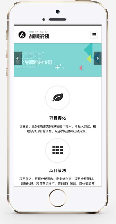 图片[2]-(自适应手机端)响应式品牌策划公司企划策划网站源码 品牌策划类网站pbootcms模板-万源库