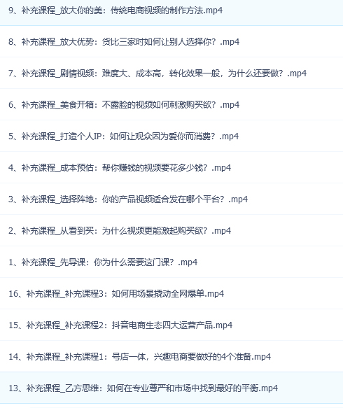 高质量短视频创作课，一站式掌握短视频编导必备技能-万源库