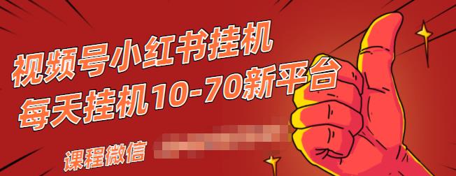 视频号小红书抖音挂机项目，小白无脑操作，按照要求来，单号每天几十米-万源库