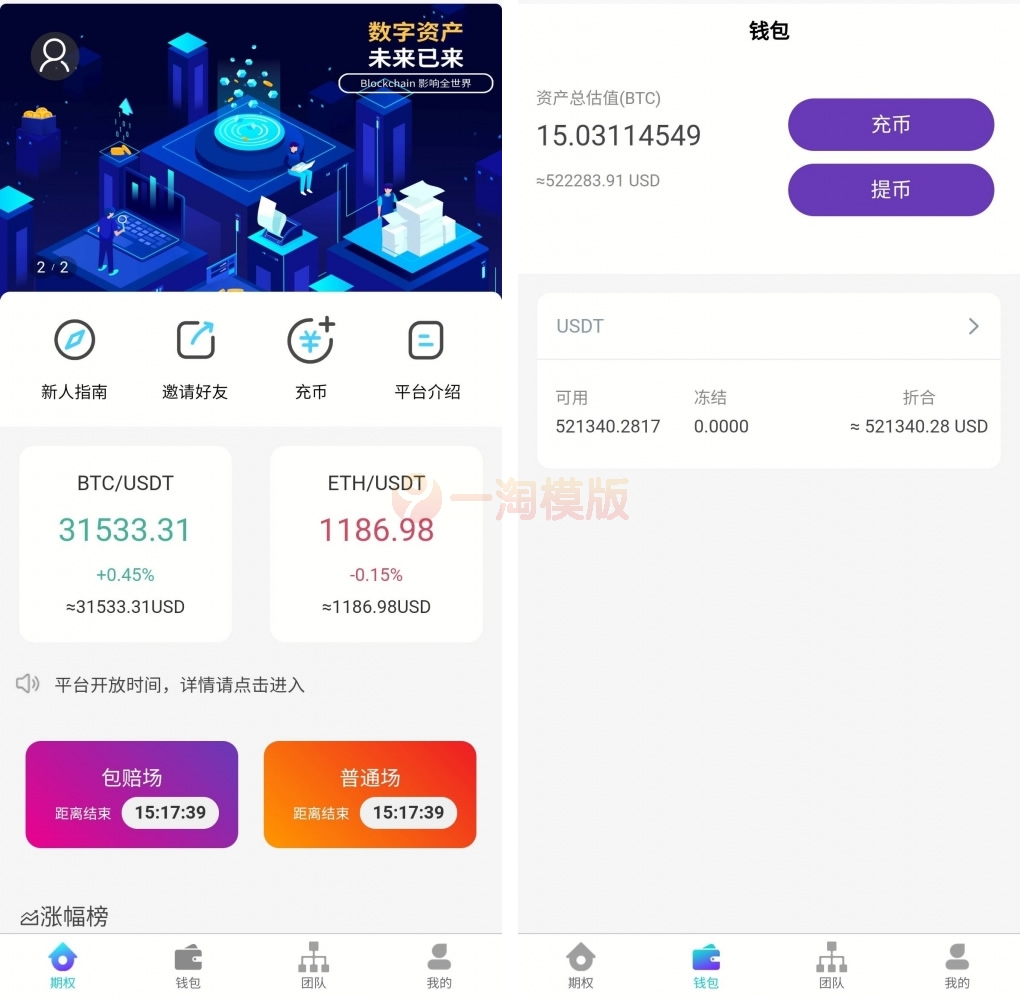 价值6000的USDT竞猜盘源码+时间盘源码+多语言带包赔-万源库