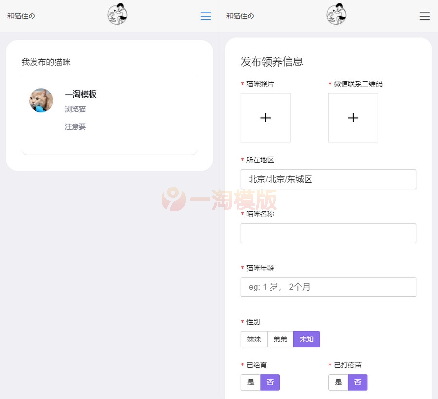 图片[2]-最新流浪猫流浪狗H5完整运营源码下载/可封装APP-万源库