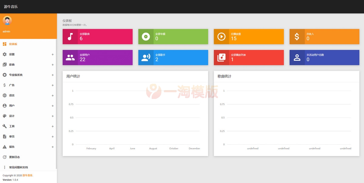 图片[3]-H5自适应游牛音乐网源码/音乐网网站平台源码-万源库