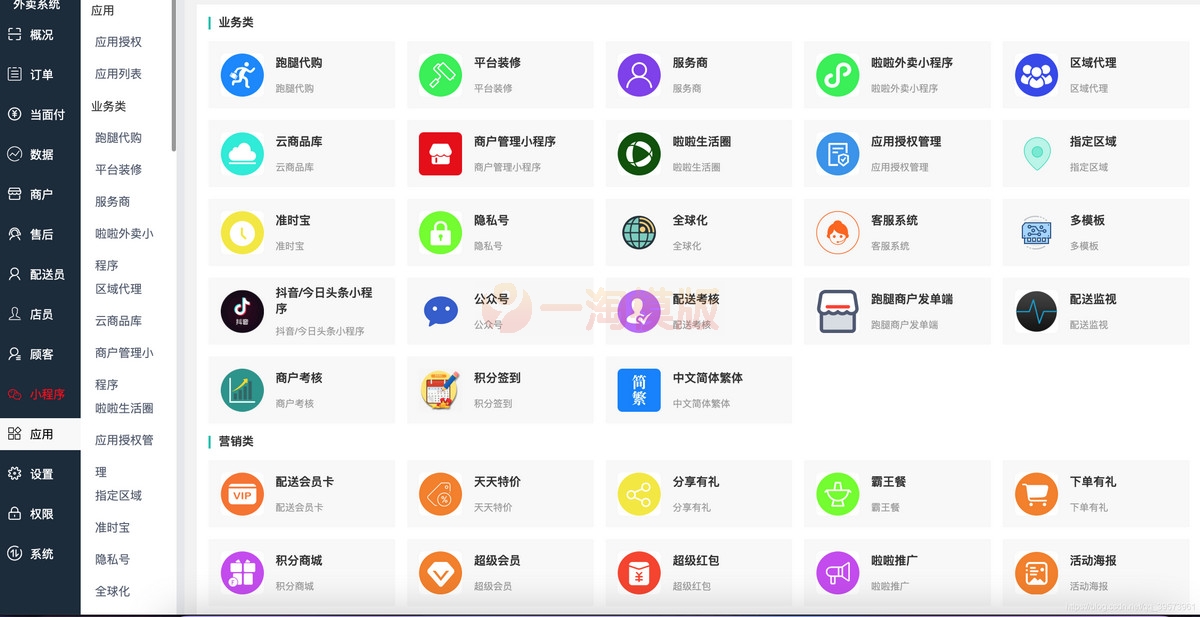 啦啦外卖独立版42.0至尊版含多端APP代码修复完美运营版-万源库